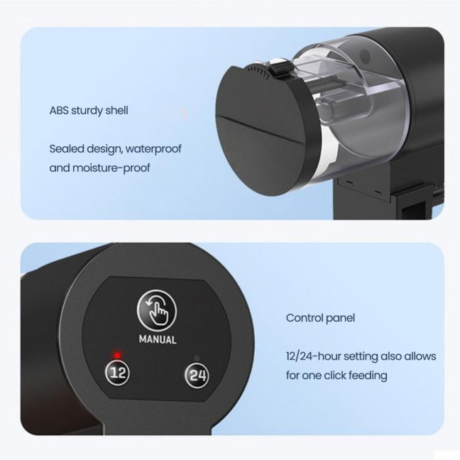 Automatic Fish Feeder for Aquarium Auto Fish Food Dispenser with Timer for Small Tank Betta Turtle Battery Operated Feeding Device for Flakes Pellet Automatic Fish Feeder for Aquarium Auto Fish Food Dispenser with Timer for Small Tank Betta Turtle Battery Operated Feeding Device for Flakes Pellet