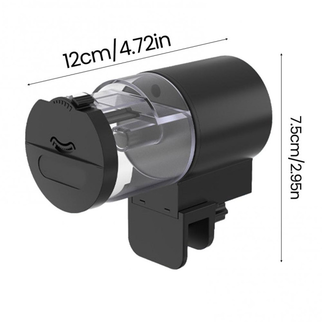 Automatic Fish Feeder for Aquarium Auto Fish Food Dispenser with Timer for Small Tank Betta Turtle Battery Operated Feeding Device for Flakes Pellet Automatic Fish Feeder for Aquarium Auto Fish Food Dispenser with Timer for Small Tank Betta Turtle Battery Operated Feeding Device for Flakes Pellet