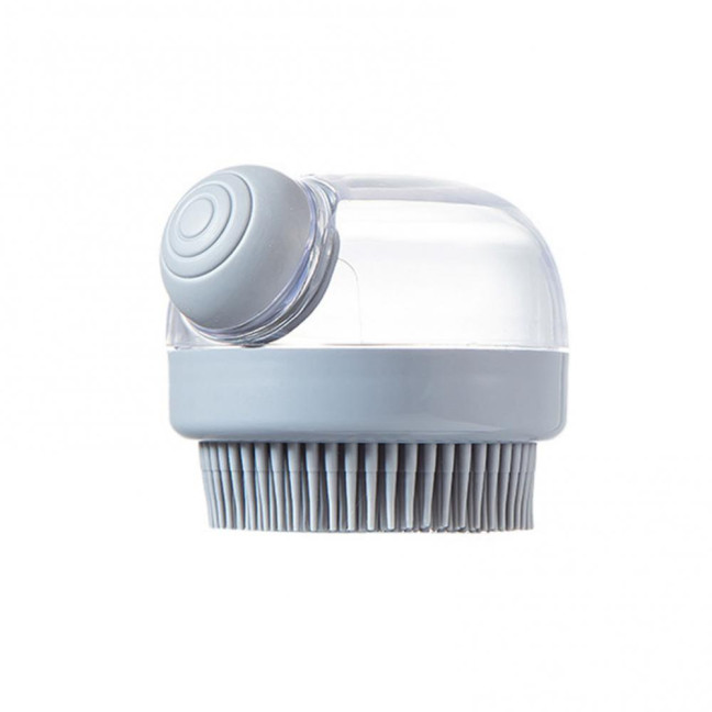 1/3Pcs Pet Bath Brush with Shampoo Dispenser Ergonomic Massage Actions All-in-one Deep Cleaning Shower Brush