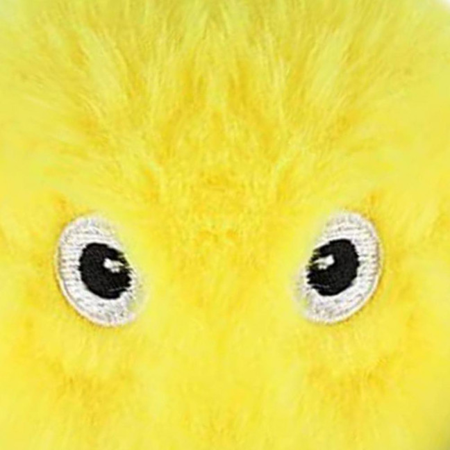 Chirping Ball Cat Toy Fluffy Plush Balls with Sound Interactive Pom Pom Balls Kitten Kicker Toy with Catnip for Indoor Cats