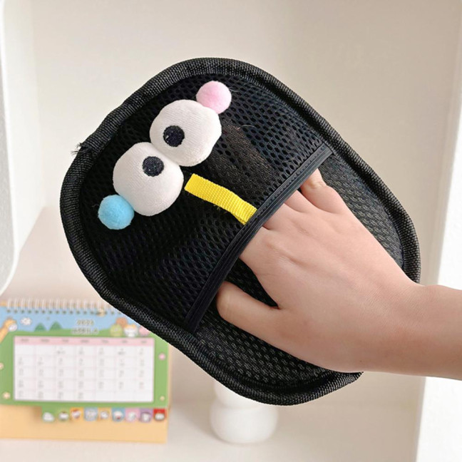 Pet Hair Remover Gloves Electrostatic Pet Hair Removal Gloves for Couch Carpet Car Seat Cartoon Design Reusable Grooming Glove for Cats Dogs