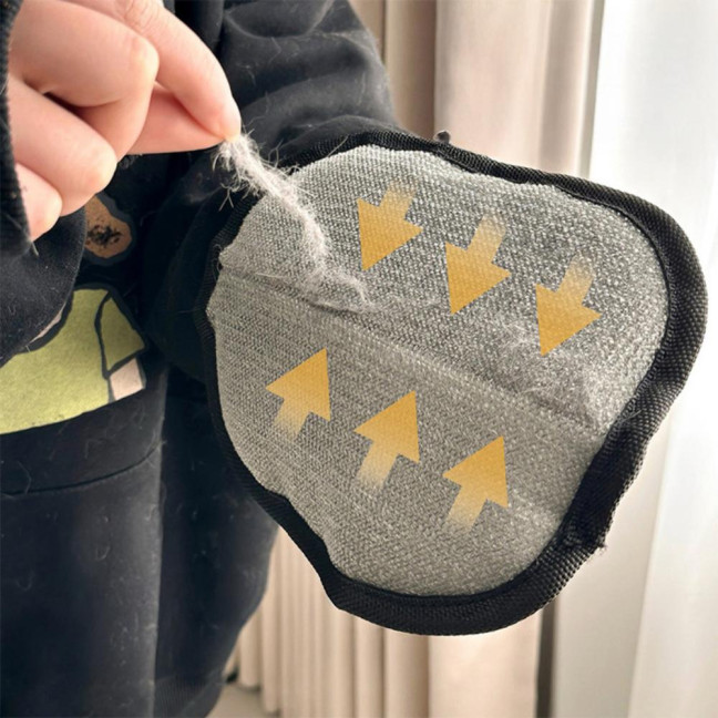 Pet Hair Remover Gloves Electrostatic Pet Hair Removal Gloves for Couch Carpet Car Seat Cartoon Design Reusable Grooming Glove for Cats Dogs