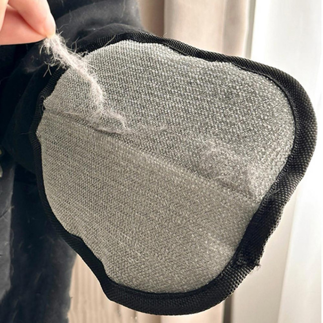 Pet Hair Remover Gloves Electrostatic Pet Hair Removal Gloves for Couch Carpet Car Seat Cartoon Design Reusable Grooming Glove for Cats Dogs