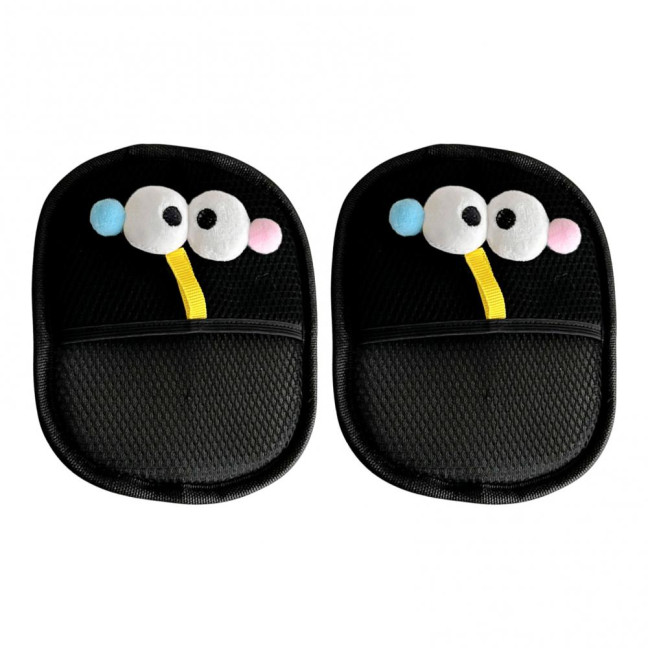 Pet Hair Remover Gloves Electrostatic Pet Hair Removal Gloves for Couch Carpet Car Seat Cartoon Design Reusable Grooming Glove for Cats Dogs