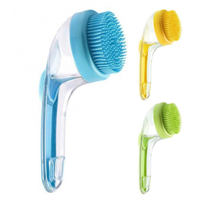 Dog Bath Brush 2-in-1 Dog Wash Scrubber with Soap And Shampoo Dispenser Pet Grooming Massage Brush for Long Short Haired Dogs Cats Dog Bath Brush 2-in-1 Dog Wash Scrubber with Soap And Shampoo Dispenser Pet Grooming Massage Brush for Long Short Haired Dogs Cats