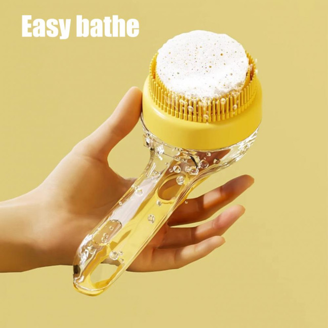 Dog Bath Brush 2-in-1 Dog Wash Scrubber with Soap And Shampoo Dispenser Pet Grooming Massage Brush for Long Short Haired Dogs Cats Dog Bath Brush 2-in-1 Dog Wash Scrubber with Soap And Shampoo Dispenser Pet Grooming Massage Brush for Long Short Haired Dogs Cats