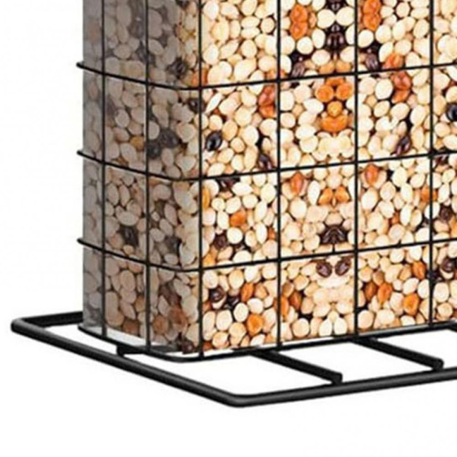 Suet Feeder for Outside Hanging Metal Suet Cake Holder Weatherproof Single Suet Cage Birds Feeder for Wild Birds Woodpecker