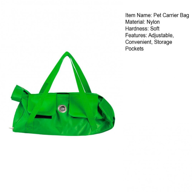 Cat Pouch Carrier Backpack Adjustable Pet Travel Sling Bag with Storage Pocket for Grooming Vet Visits Medication Administration Dental Care Nail Trimming