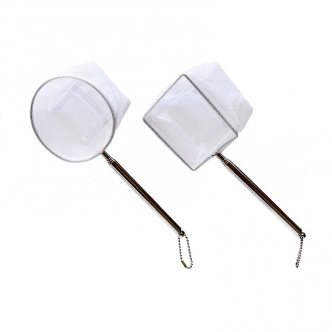 Aquarium Fish Net with Extendable Handle Telescopic Mesh Net for Fish And Shrimp Catching Debris Cleaning Tool for Fish Tank Pond Creek