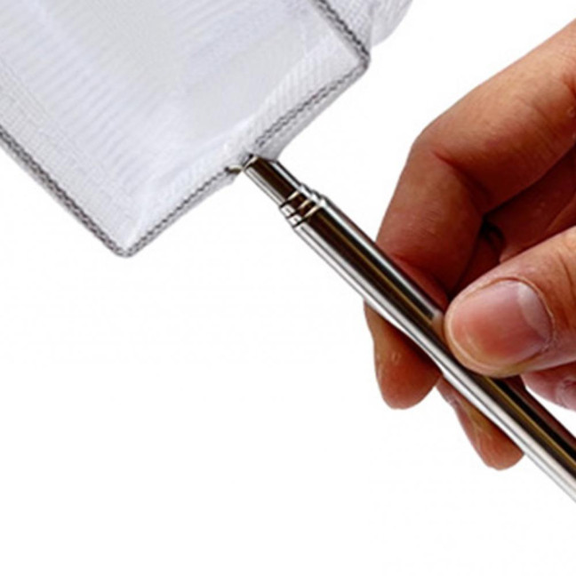 Aquarium Fish Net with Extendable Handle Telescopic Mesh Net for Fish And Shrimp Catching Debris Cleaning Tool for Fish Tank Pond Creek