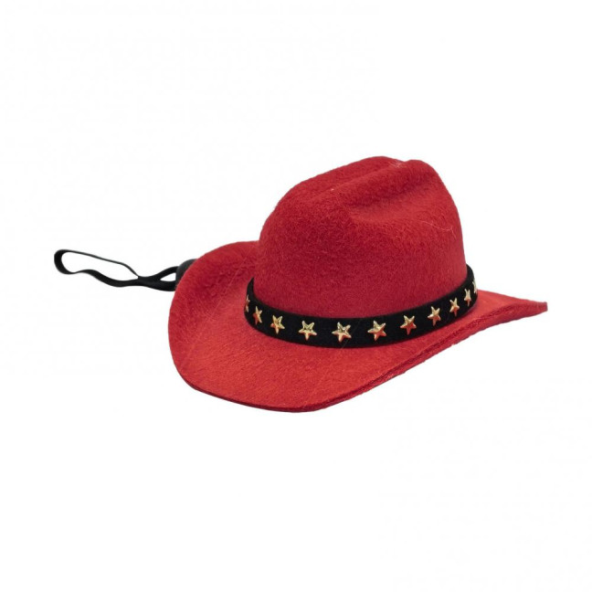 Pet Cowboy Hat Adjustable Dog Cosplay Cap Halloween Christmas Costume Accessory for Dogs Cats Dress Up Party Decoration