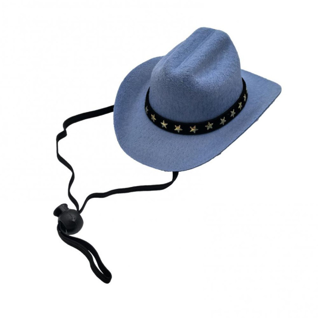 Pet Cowboy Hat Adjustable Dog Cosplay Cap Halloween Christmas Costume Accessory for Dogs Cats Dress Up Party Decoration