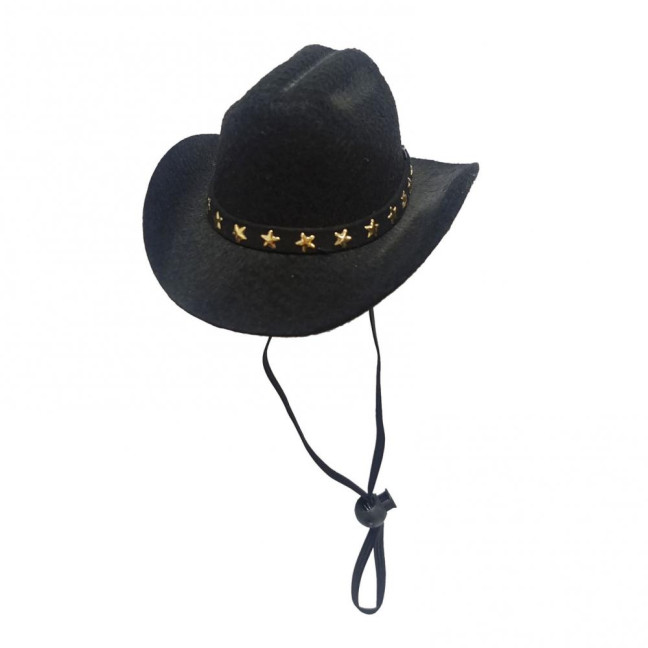 Pet Cowboy Hat Adjustable Dog Cosplay Cap Halloween Christmas Costume Accessory for Dogs Cats Dress Up Party Decoration