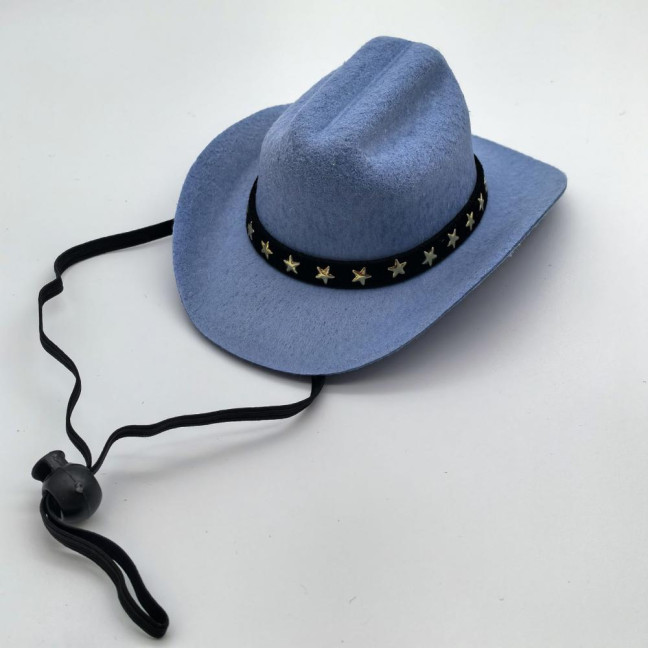 Pet Cowboy Hat Adjustable Dog Cosplay Cap Halloween Christmas Costume Accessory for Dogs Cats Dress Up Party Decoration