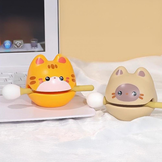 Cartoon Animal Wooden Fish Toy with Mallet Kids Adults Stress Relief Meditation Temple Block Calming Zen Drum Percussion Instrument Toy Cartoon Animal Wooden Fish Toy with Mallet Kids Adults Stress Relief Meditation Temple Block Calming Zen Drum Percussion Instrument Toy