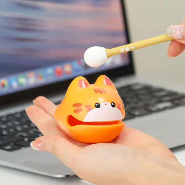 Cartoon Animal Wooden Fish Toy with Mallet Kids Adults Stress Relief Meditation Temple Block Calming Zen Drum Percussion Instrument Toy Cartoon Animal Wooden Fish Toy with Mallet Kids Adults Stress Relief Meditation Temple Block Calming Zen Drum Percussion Instrument Toy