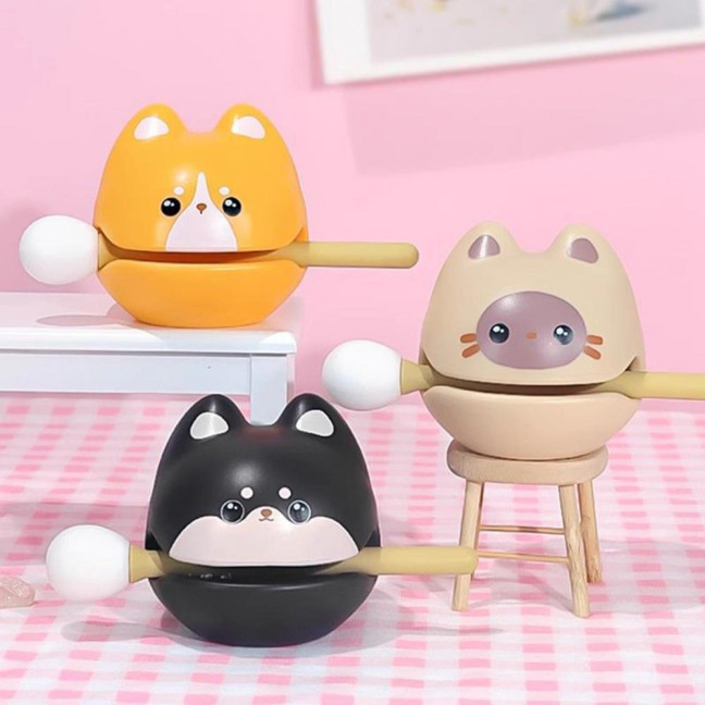 Cartoon Animal Wooden Fish Toy with Mallet Kids Adults Stress Relief Meditation Temple Block Calming Zen Drum Percussion Instrument Toy Cartoon Animal Wooden Fish Toy with Mallet Kids Adults Stress Relief Meditation Temple Block Calming Zen Drum Percussion Instrument Toy