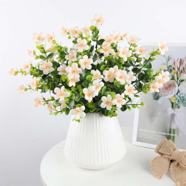 Artificial Flowers Bunch UV Resistant Artificial Plants Outdoor Faux Flowers Greenery Shrubs for Indoor Vase Outside Window Box Garden Patio Decor Artificial Flowers Bunch UV Resistant Artificial Plants Outdoor Faux Flowers Greenery Shrubs for Indoor Vase Outside Window Box Garden Patio Decor
