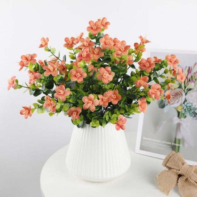 Artificial Flowers Bunch UV Resistant Artificial Plants Outdoor Faux Flowers Greenery Shrubs for Indoor Vase Outside Window Box Garden Patio Decor Artificial Flowers Bunch UV Resistant Artificial Plants Outdoor Faux Flowers Greenery Shrubs for Indoor Vase Outside Window Box Garden Patio Decor