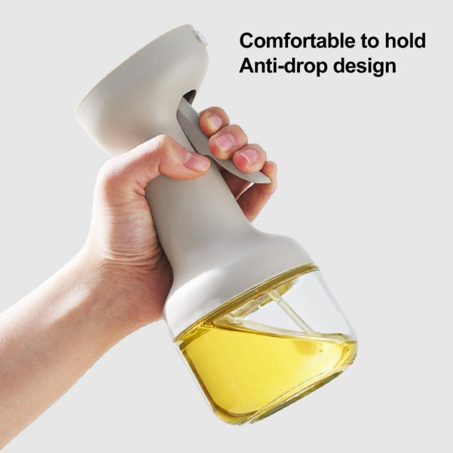 280/500ml Oil Dispenser Bottle Transparent Body Leak-Proof Design Oil Sprayer Oil Dispensing Gadget Kitchen Tool