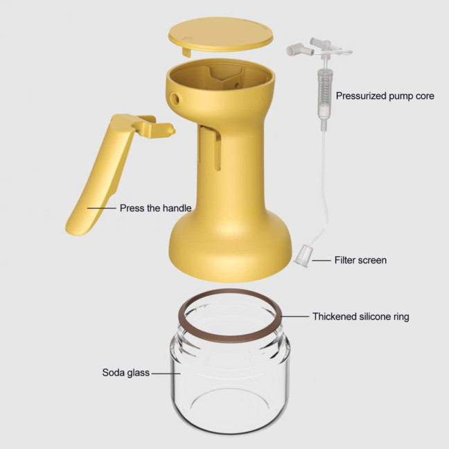 280/500ml Oil Dispenser Bottle Transparent Body Leak-Proof Design Oil Sprayer Oil Dispensing Gadget Kitchen Tool