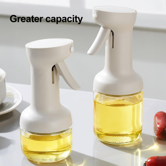 280/500ml Oil Dispenser Bottle Transparent Body Leak-Proof Design Oil Sprayer Oil Dispensing Gadget Kitchen Tool