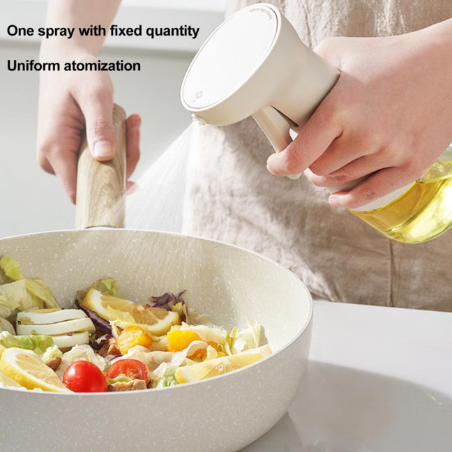 280/500ml Oil Dispenser Bottle Transparent Body Leak-Proof Design Oil Sprayer Oil Dispensing Gadget Kitchen Tool