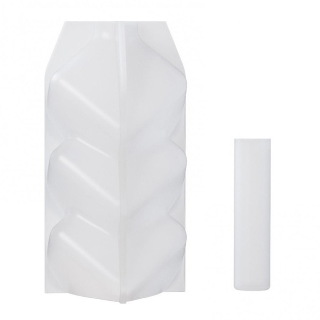 1 Set DIY Flower Vase Silicone Mold Handmade Stacking Cube Decorative Vase Epoxy Resin Casting Mold Vase Crafts Making Gypsum Cement Mold 