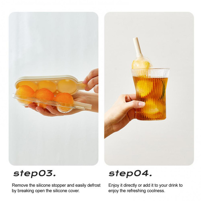 3Pcs Creative Popsicle Ice Mold with Straw Haws Shape Ice Cream Mold Refrigerator Ice Cube Tray for Homemade DIY Desserts Cocktail 