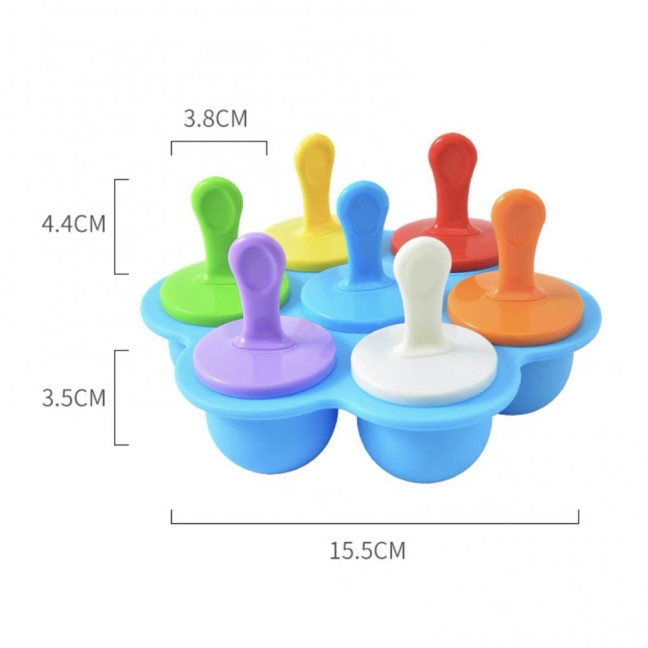 Popsicle Molds for Kids Reusable Ice Pop Mold with Sticks Homemade Mini Toddler Popsicle Mold BPA-Free Food-Grade Non-Stick Tray
