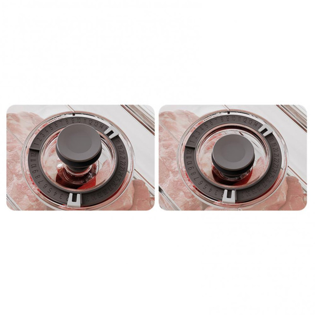 Bread Box Large Capacity Airtight Storage Container with Lid Time Recording Dial Bread Loaf Container Food Storage Organizer for Kitchen Counter 