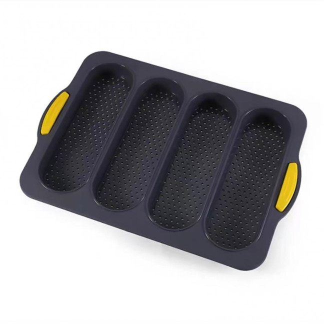 Silicone Baguette Mold Non-Stick Bread Baking Tray High Temperature Resistant Kitchen Baking Accessories Silicone Baguette Mold Non-Stick Bread Baking Tray High Temperature Resistant Kitchen Baking Accessories