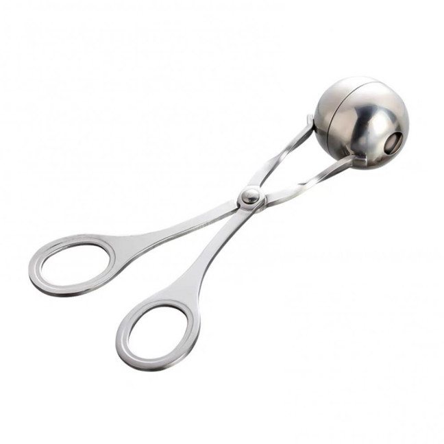 Stainless Steel Meatball Maker Fish Ball Rice Making Mold for Round Meatballs Ice Cream Fruits Pasta Kitchen Gadgets 
