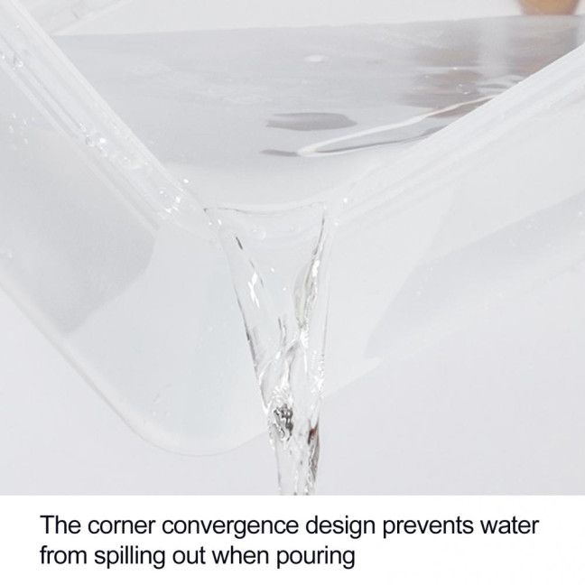 1/3Pcs Transparent Storage Box with Removable Colander Large Capacity Double Layer Vegetable Washing Bowl Fruit Storage Container