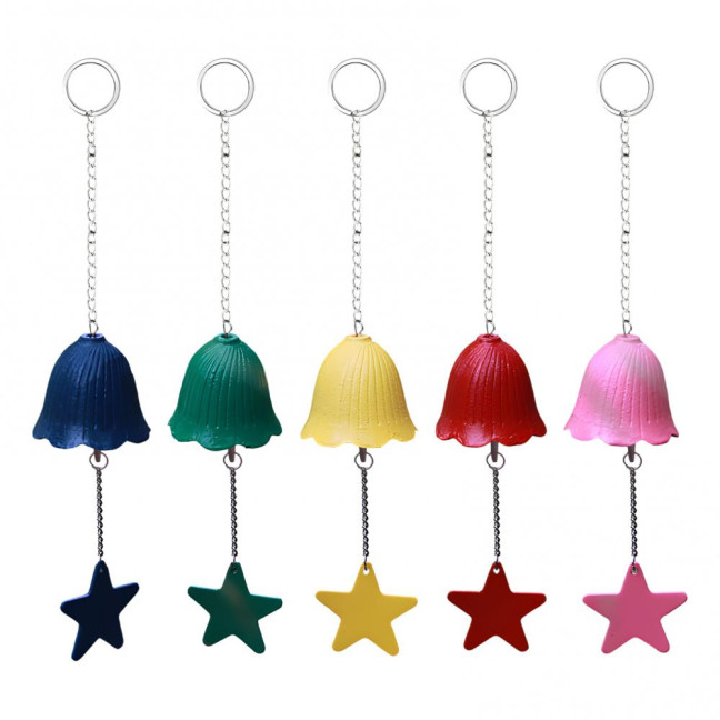 Metal Wind Chime Hanging Bell with Star Pendant Retro Style Wind Chime Hanging Decoration for Outdoor Garden And Balcony