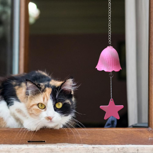 Metal Wind Chime Hanging Bell with Star Pendant Retro Style Wind Chime Hanging Decoration for Outdoor Garden And Balcony