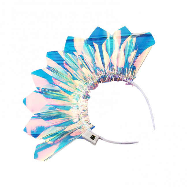 LED Glowing Headband with 3 Flash Modes Luminous Film Material Lighted Festival Headwear Parties Festivals Birthdays Decor LED Glowing Headband with 3 Flash Modes Luminous Film Material Lighted Festival Headwear Parties Festivals Birthdays Decor
