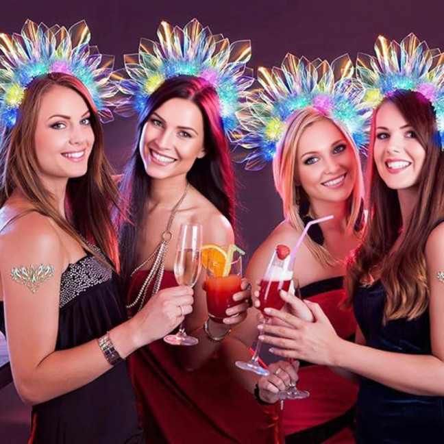 LED Glowing Headband with 3 Flash Modes Luminous Film Material Lighted Festival Headwear Parties Festivals Birthdays Decor LED Glowing Headband with 3 Flash Modes Luminous Film Material Lighted Festival Headwear Parties Festivals Birthdays Decor