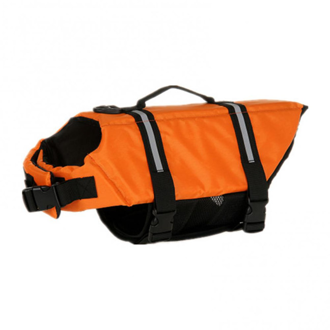 Dog Life Jacket Reflective Dog Flotation Safety Vest with Rescue Handle for Swimming Boating Surfing Adjustable Lifejacket Swimwear for Small Medium Large Dogs Dog Life Jacket Reflective Dog Flotation Safety Vest with Rescue Handle for Swimming Boating Surfing Adjustable Lifejacket Swimwear for Small Medium Large Dogs