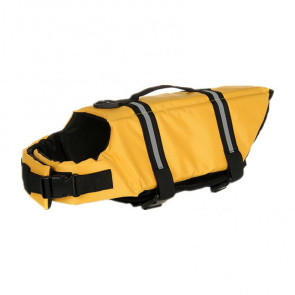 Dog Life Jacket Reflective Dog Flotation Safety Vest with Rescue Handle for Swimming Boating Surfing Adjustable Lifejacket Swimwear for Small Medium Large Dogs