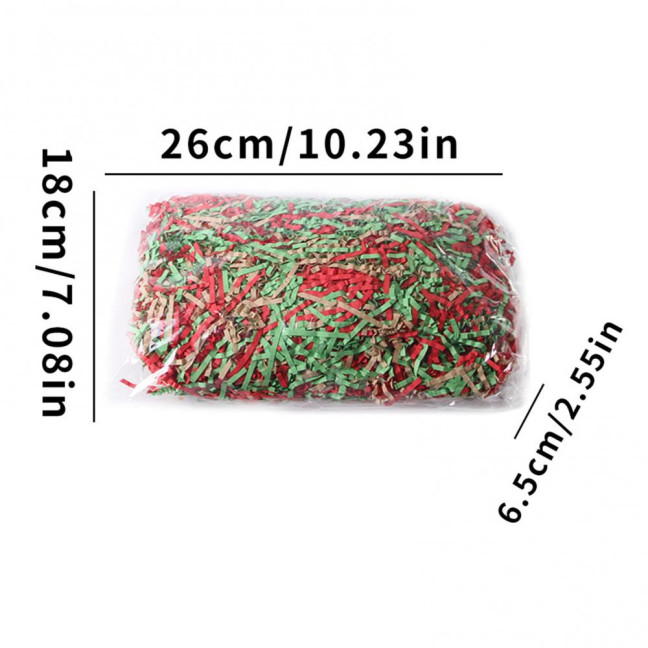 Crinkle Cut Paper Shred Filler 100g Paper Raffia Grass Gift Box Filler for Small Pet Bedding Material Hamster Cage Supplies