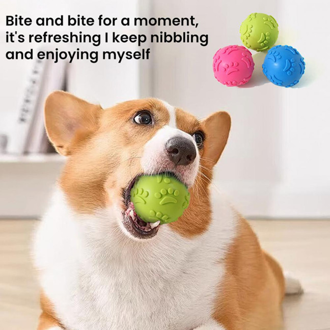Dog Squeaky Ball Toy Interactive TPR Ball Chew Toy for Aggressive Chewers Puppy Teeth Cleaning Toy for Large Small Dogs Dog Squeaky Ball Toy Interactive TPR Ball Chew Toy for Aggressive Chewers Puppy Teeth Cleaning Toy for Large Small Dogs