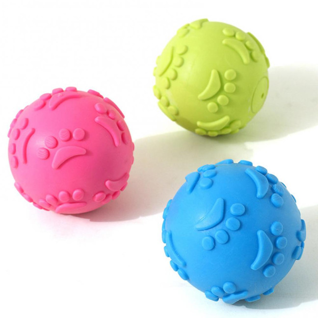 Dog Squeaky Ball Toy Interactive TPR Ball Chew Toy for Aggressive Chewers Puppy Teeth Cleaning Toy for Large Small Dogs Dog Squeaky Ball Toy Interactive TPR Ball Chew Toy for Aggressive Chewers Puppy Teeth Cleaning Toy for Large Small Dogs
