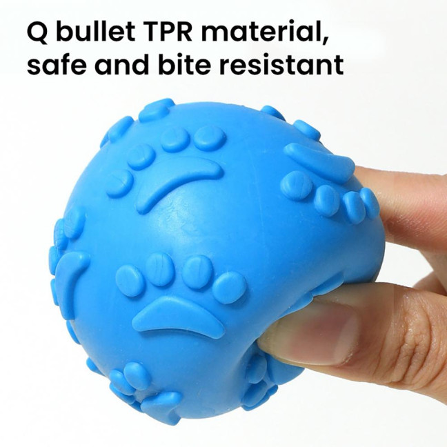 Dog Squeaky Ball Toy Interactive TPR Ball Chew Toy for Aggressive Chewers Puppy Teeth Cleaning Toy for Large Small Dogs Dog Squeaky Ball Toy Interactive TPR Ball Chew Toy for Aggressive Chewers Puppy Teeth Cleaning Toy for Large Small Dogs