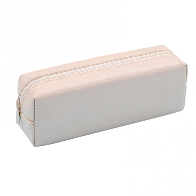 Pencil Case Faux Leather Pencil Pouch Organizer Small Zipper Pen Bag Multi-functional Cosmetic Makeup Bag for Work Travel Pencil Case Faux Leather Pencil Pouch Organizer Small Zipper Pen Bag Multi-functional Cosmetic Makeup Bag for Work Travel