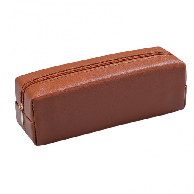 Pencil Case Faux Leather Pencil Pouch Organizer Small Zipper Pen Bag Multi-functional Cosmetic Makeup Bag for Work Travel Pencil Case Faux Leather Pencil Pouch Organizer Small Zipper Pen Bag Multi-functional Cosmetic Makeup Bag for Work Travel