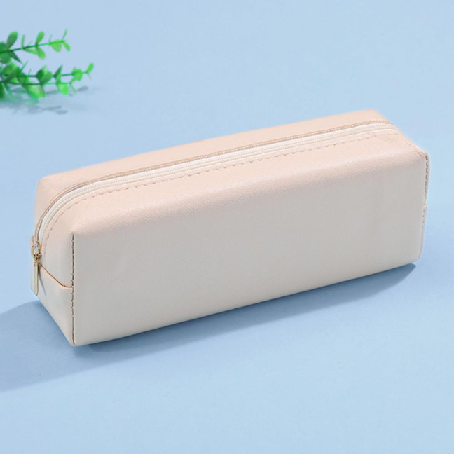 Pencil Case Faux Leather Pencil Pouch Organizer Small Zipper Pen Bag Multi-functional Cosmetic Makeup Bag for Work Travel Pencil Case Faux Leather Pencil Pouch Organizer Small Zipper Pen Bag Multi-functional Cosmetic Makeup Bag for Work Travel