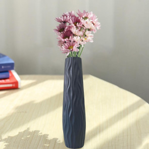 Large Floor Vase Tall Decorative Vase Textured Shatterproof Floor Standing Vase for Home Living Room Study Decor