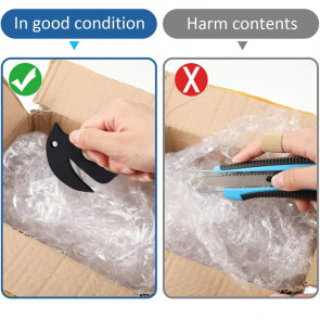 Letter Opener Plastic Mail Opener with Blade Portable Envelope Slitter Wrapping Paper Cutting Tool for Office Home School Supplies