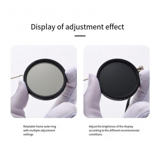 Adjustable Tint Polarized Sunglasses 1-9 Gear Round Glasses with ND Filter Lenses for Men UV Protection Eyewear for Beach Travel